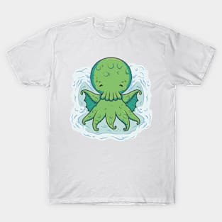 Cute Cthulhu in Snow Shirt T-Shirt